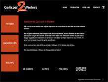 Tablet Screenshot of gelissen2wielers.nl